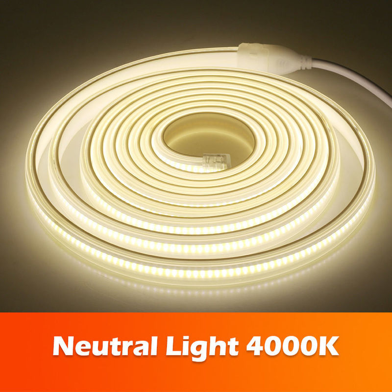 220V 280 LEDs/M COB LED Strip Lights White Warm Neutral White CE RoHS 100m 50m High Voltage 110V