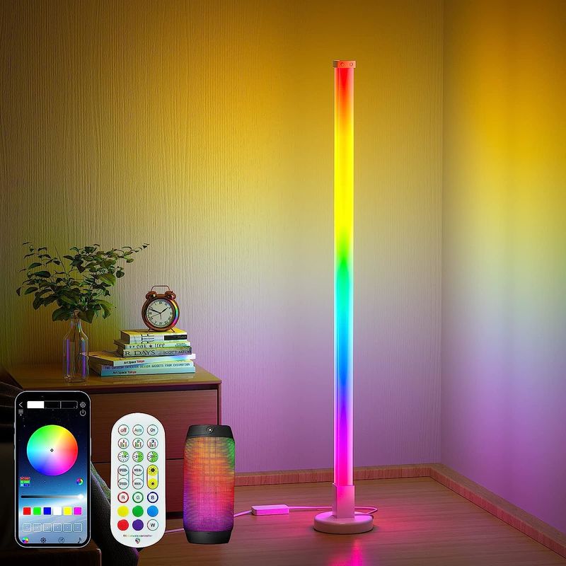 LED USB γωνιακό φως δαπέδου με βαθμολογία IP20 Τρόπος εξοικονόμησης ενέργειας Κυλινδρικό σχήμα σκιάς
