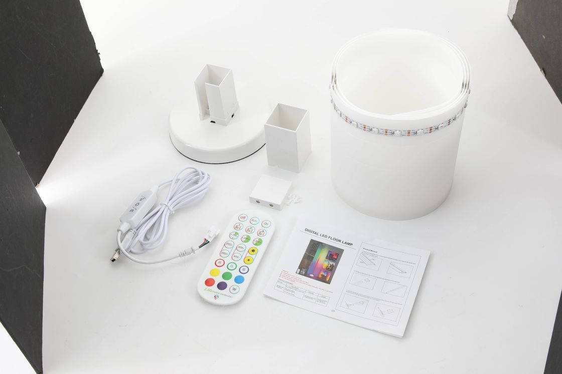 LED USB γωνιακό φως δαπέδου με βαθμολογία IP20 Τρόπος εξοικονόμησης ενέργειας Κυλινδρικό σχήμα σκιάς