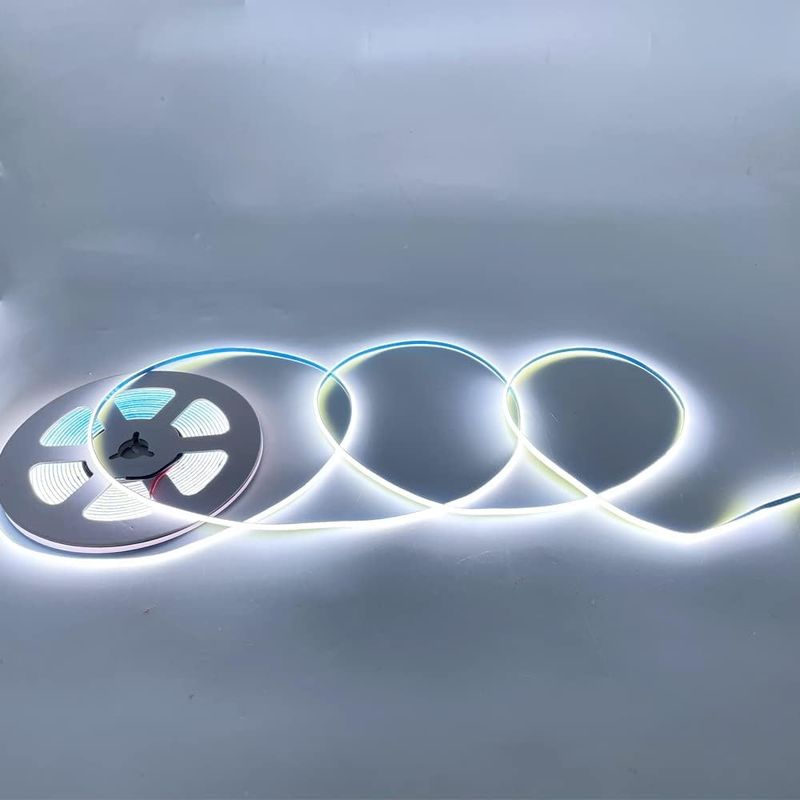 Υπερ στενό πλάτος 3mm COB LED λυχνίες 400Leds / m Dimmable 5m μεγαλύτερη διάρκεια ζωής