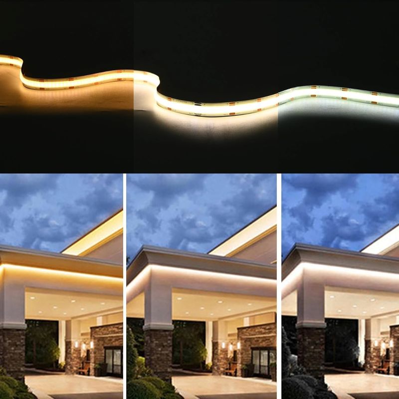560LEDs COB LED Strip 90 CRI CCT Ευέλικτο COB 3M με προσαρμογέα και μίνι ελεγκτή RF