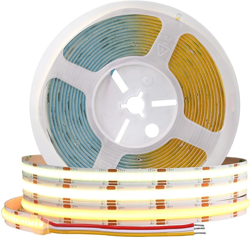 560LEDs COB LED Strip 90 CRI CCT Ευέλικτο COB 3M με προσαρμογέα και μίνι ελεγκτή RF