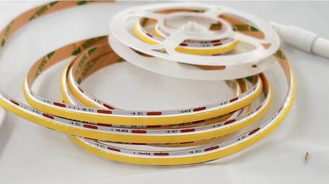 90 CRI COB 560leds CCT Dimmable LED Strip 8mm PCB για εξοικονόμηση ενέργειας Οικολογικά φιλικό φωτισμό στην Ευρώπη