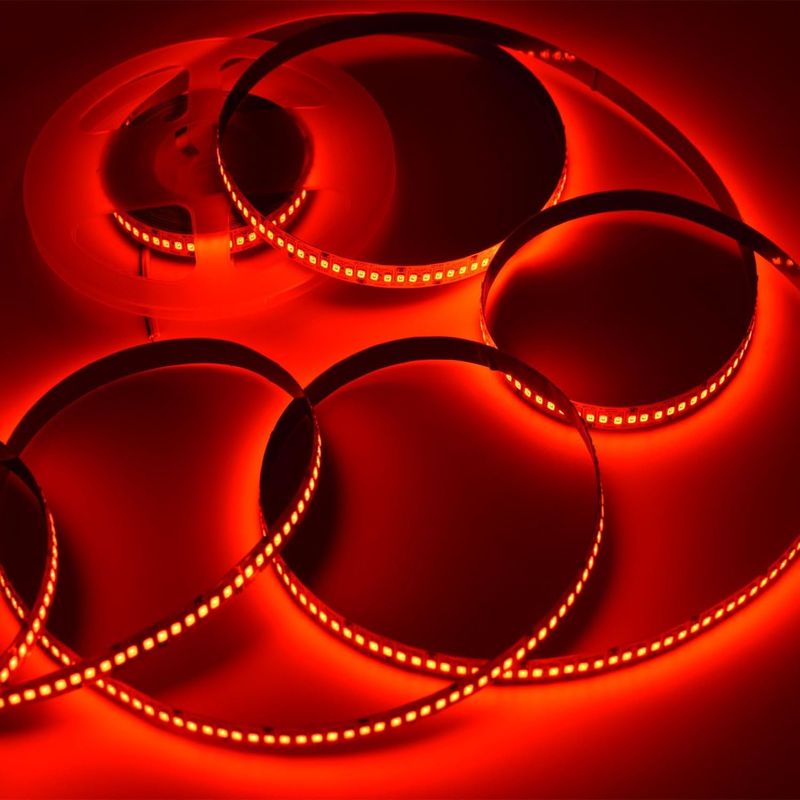 24V Υψηλή φωτεινότητα 240LEDS SMD 2835 LED Strip Light 1200LEDs 16.4Ft Αδιάβροχο Χρώματα Κόκκινο Πράσινο Μπλε Πορτοκαλί Για KTV