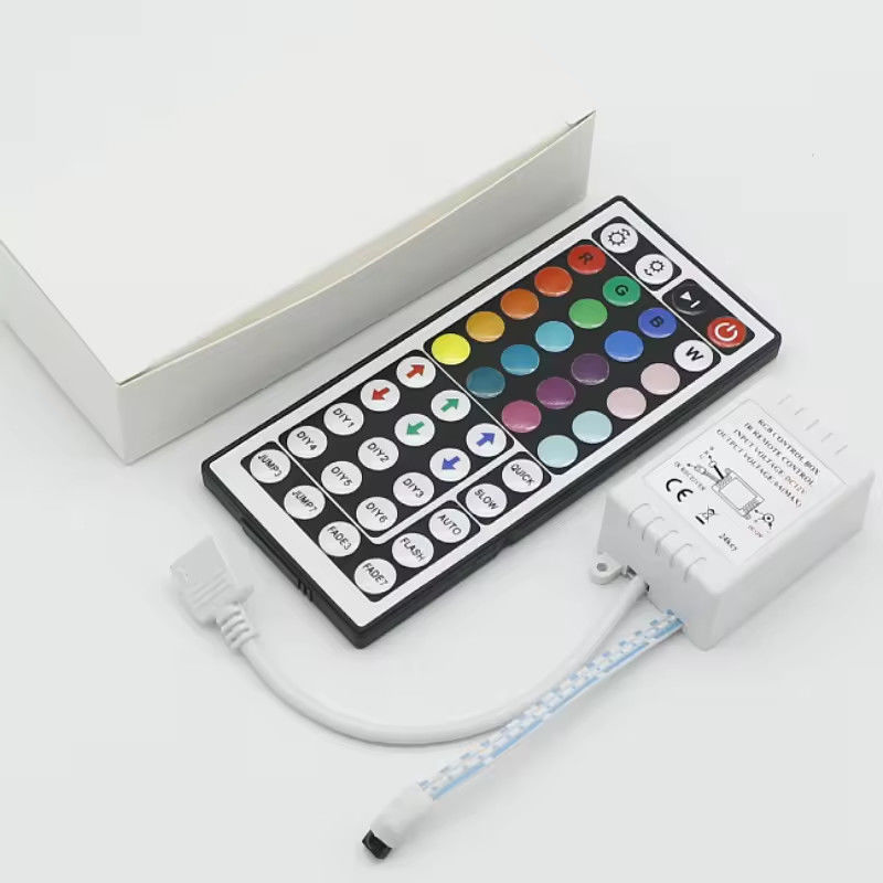 Αρχικό εργοστάσιο 44κλειδιά 5V 12V 24V RGB led Controller RF ασύρματο led φως μονοχρώμο dimmer τηλεχειριστή για led