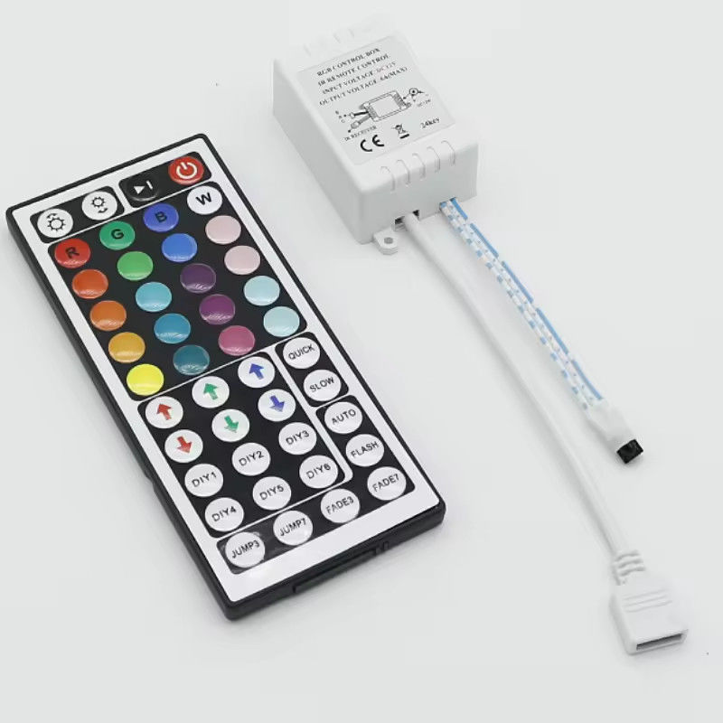 Αρχικό εργοστάσιο 44κλειδιά 5V 12V 24V RGB led Controller RF ασύρματο led φως μονοχρώμο dimmer τηλεχειριστή για led