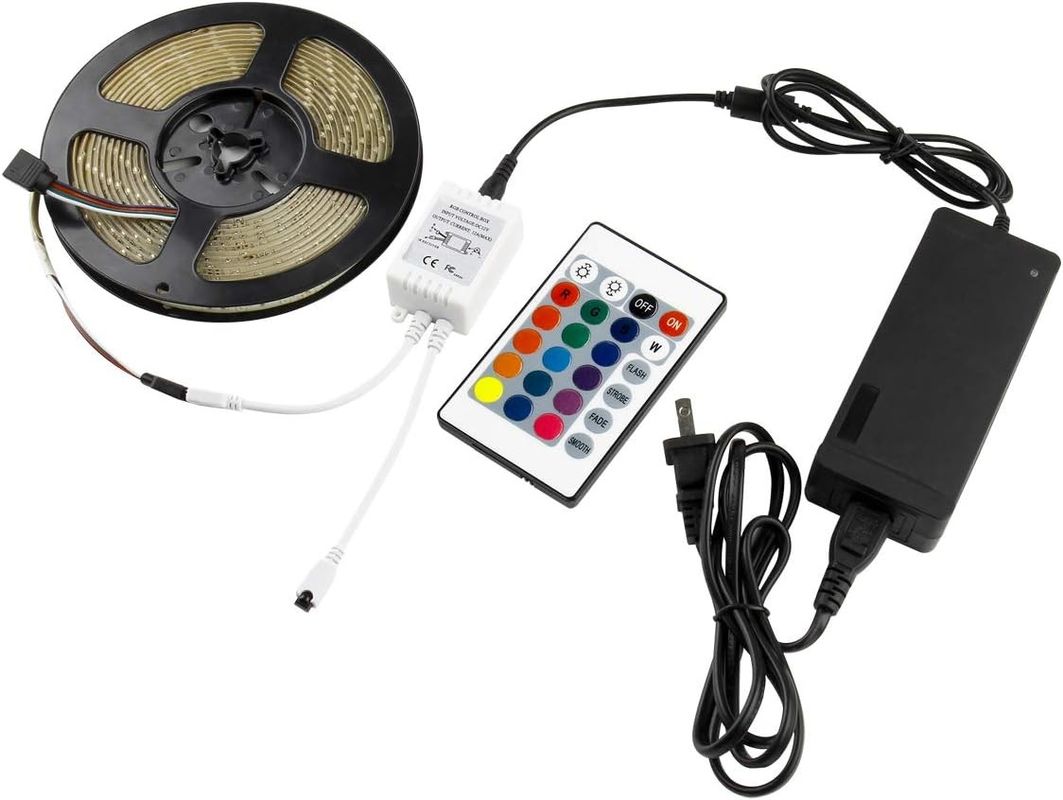 Ελαστική λωρίδα LED RGB 60leds / m DC12V εισροή για πολύχρωμο περιβάλλον