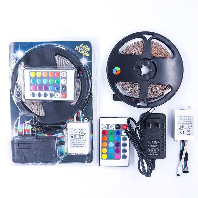 Ελαστική λωρίδα LED RGB 60leds / m DC12V εισροή για πολύχρωμο περιβάλλον
