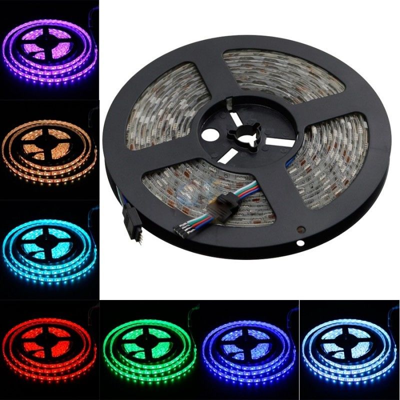 5μέτρου 150leds TV backlight led strip DC5V Απομακρυσμένο έλεγχο 24κλειδιών SMD5050 RGB Strip Tira USB θύρα Strip ευέλικτο led