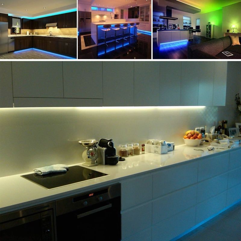 Ελαστική λωρίδα LED RGB 60leds / m DC12V εισροή για πολύχρωμο περιβάλλον