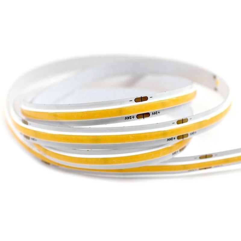 Πιστοποιημένη 10W/m 2700K-6500K 90 CRI CRI Ρυθμίσιμη LED λωρίδα COB για χαμηλώσιμο φωτισμό