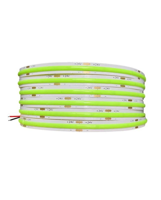 Πιστοποιητικό CE ROHS COB Strip Light Κόκκινο πράσινο μπλε ροζ υψηλής πυκνότητας 480 Strip Light Flexible Board 24V 12V