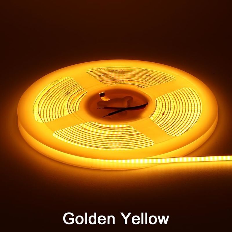 Πιστοποιητικό CE ROHS COB Strip Light Κόκκινο πράσινο μπλε ροζ υψηλής πυκνότητας 480 Strip Light Flexible Board 24V 12V