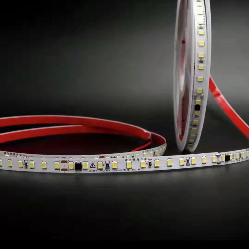 220v Χωρίς οδηγό 10cm Κόψιμο 2835 Led Strip IP65 120 LEDs Tape Light Μη υδατοστεγή IP20 Ευέλικτη LED Strip