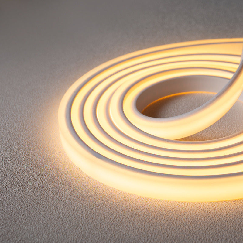 Ζεστό Λευκό 2700K Σιλικόνιο Νεόνιο LED Φως με 12W / m εκπέμπει χρώμα Και IP68 Ανερόφθαλμο Ποσοστό