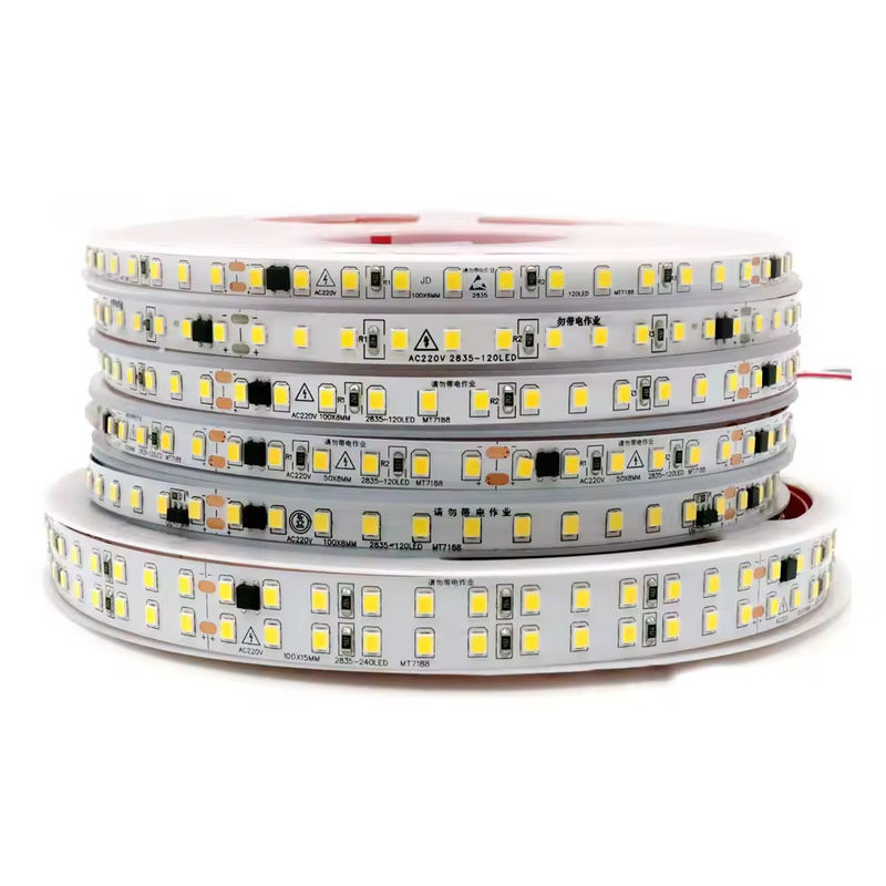Δωρεάν οδηγός Ip44 220V 110V 2835 240led 10cm cut back stick 127V αδιάβροχο 10cm cut flexible led strip για εξωτερικούς χώρους