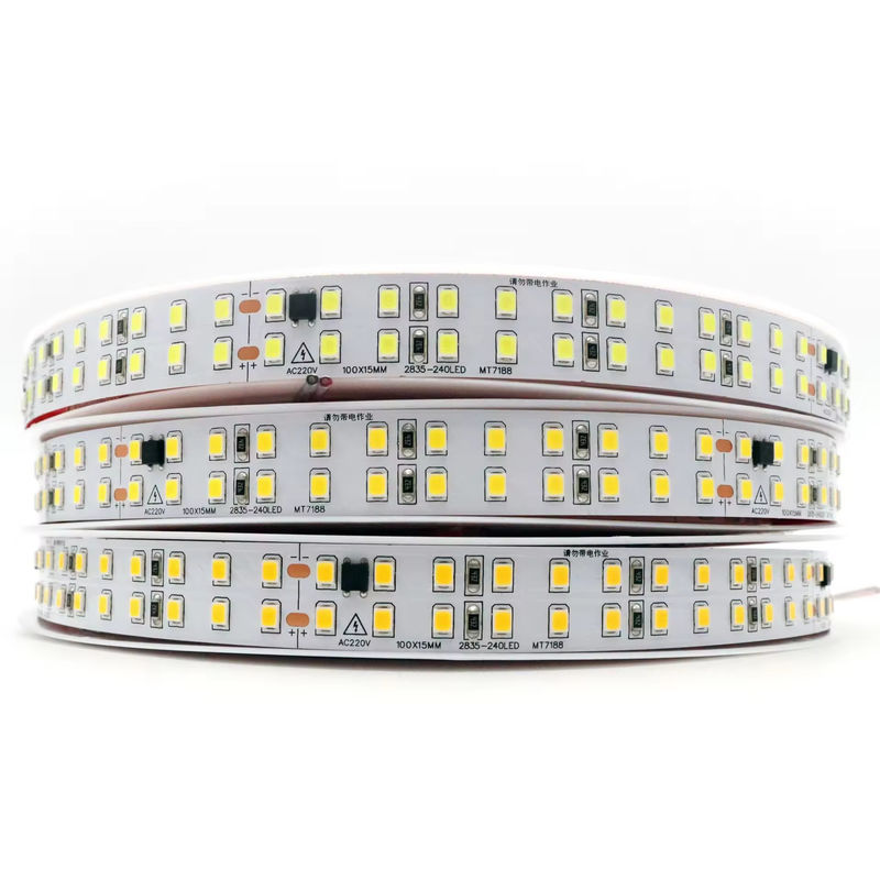 Δωρεάν οδηγός Ip44 220V 110V 2835 240led 10cm cut back stick 127V αδιάβροχο 10cm cut flexible led strip για εξωτερικούς χώρους