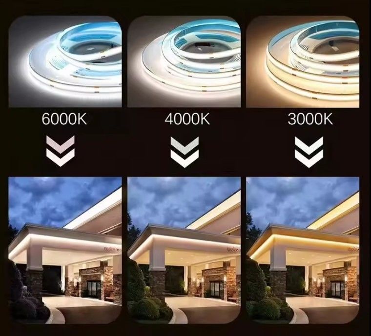 υψηλής τάσης COB LED λωρίδιο φωτισμού εξωτερικού αδιάβροχο εργοστάσιο τιμές χονδρικής