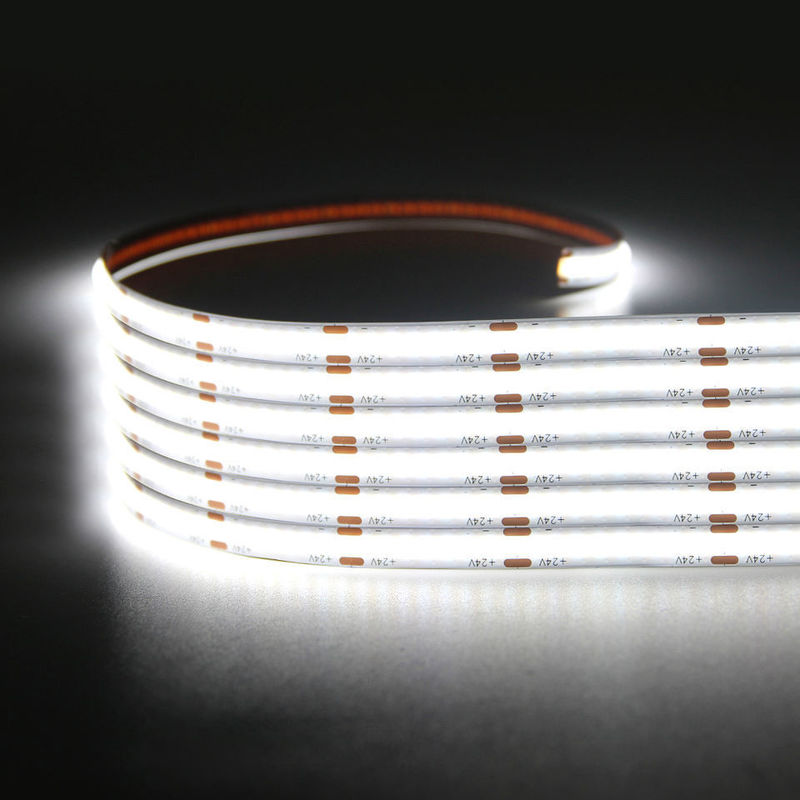 320leds/m LED COB Ευέλικτη λωρίδα DC24V 12V 5m 10W για φωτισμό τοπίου -25 50C CRI 90