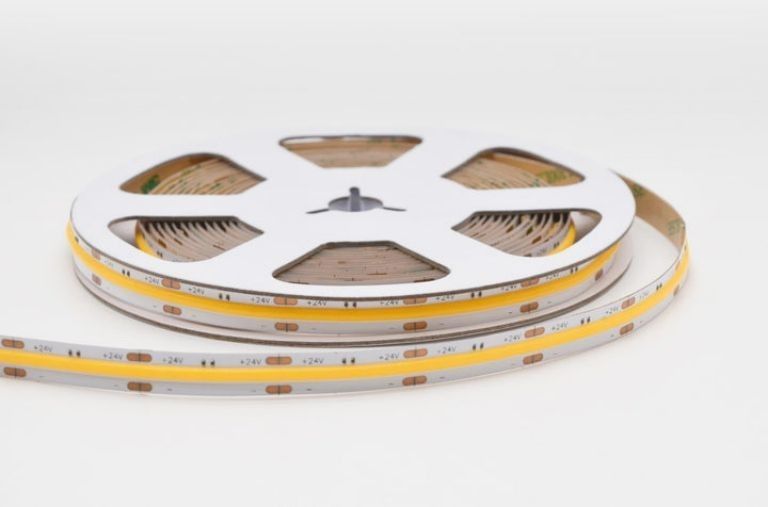320leds/m LED COB Ευέλικτη λωρίδα DC24V 12V 5m 10W για φωτισμό τοπίου -25 50C CRI 90