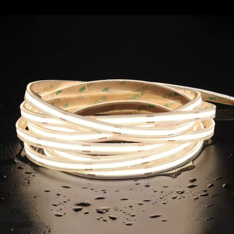 12V 24V Αδιάβροχο IP65 IP67 IP68 CRI90 Αμβλύνσιμο 5M Ευέλικτη LED ταινία COB για εσωτερικό εξωτερικό