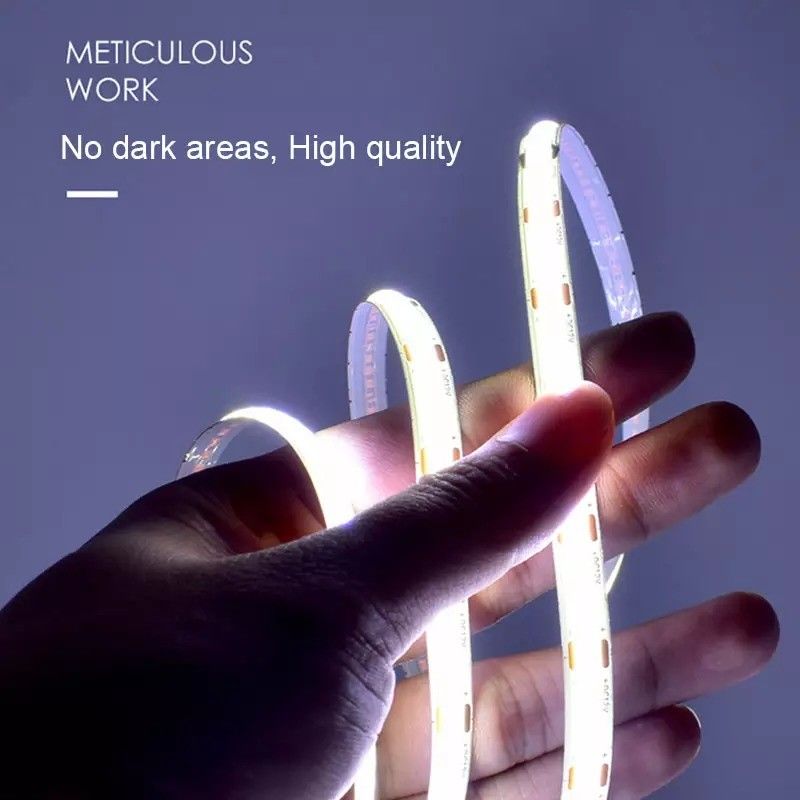 12V 24V Αδιάβροχο IP65 IP67 IP68 CRI90 Αμβλύνσιμο 5M Ευέλικτη LED ταινία COB για εσωτερικό εξωτερικό