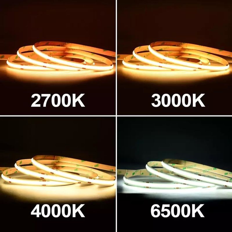 12W Αδιάβροχο IP20 COB 480 LED 12V 8mm 10mm LED Strip Light για διακόσμηση κήπου