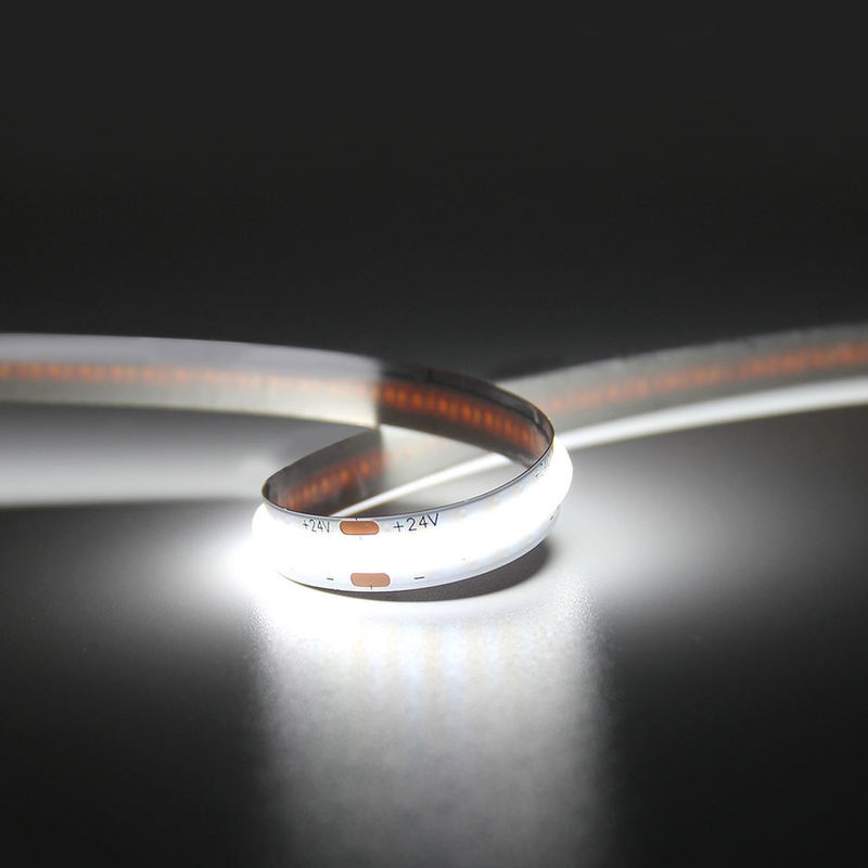 120 βαθμών γωνία δέσμης COB 320 LED 24V 8mm 10mm LED Strip Light για διακόσμηση κήπου