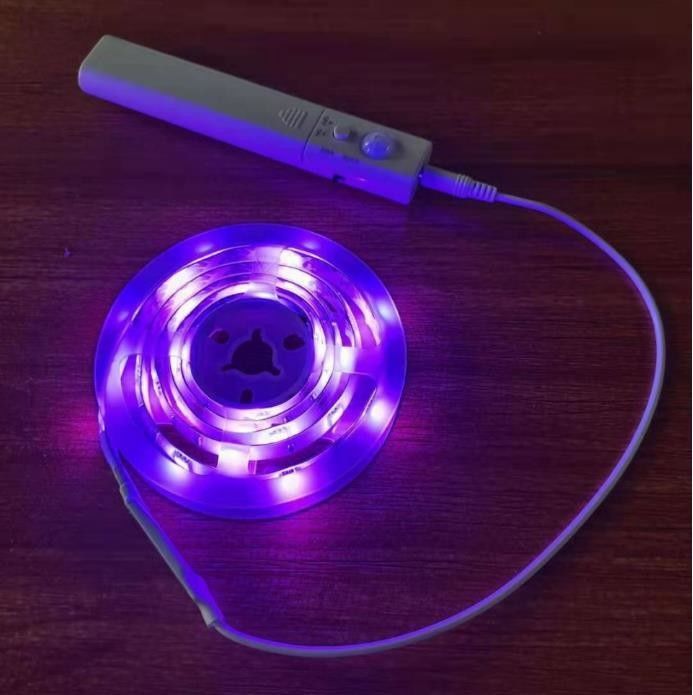 SMD2835 LED Strip Light με αισθητήρα κίνησης 1m μήκος USB επαναφορτιζόμενο με τη λειτουργία ημέρας και νύχτας