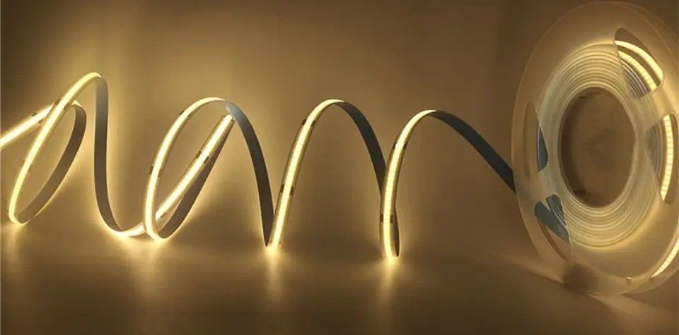 90lm/w Λαμπτήρα φωτεινή απόδοση Smart COB Led Strip 12V 24V 5M 252leds για διαφήμιση