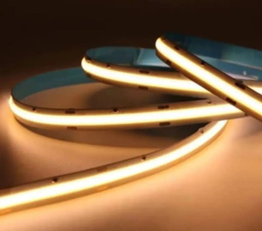 90lm/w Λαμπτήρα φωτεινή απόδοση Smart COB Led Strip 12V 24V 5M 252leds για διαφήμιση