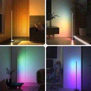 2024 Σύγχρονος κυλίνδρος RGB πολύχρωμος LED περιβάλλοντος φωτός Εφαρμογή έξυπνη ατμόσφαιρα λάμπα δαπέδου