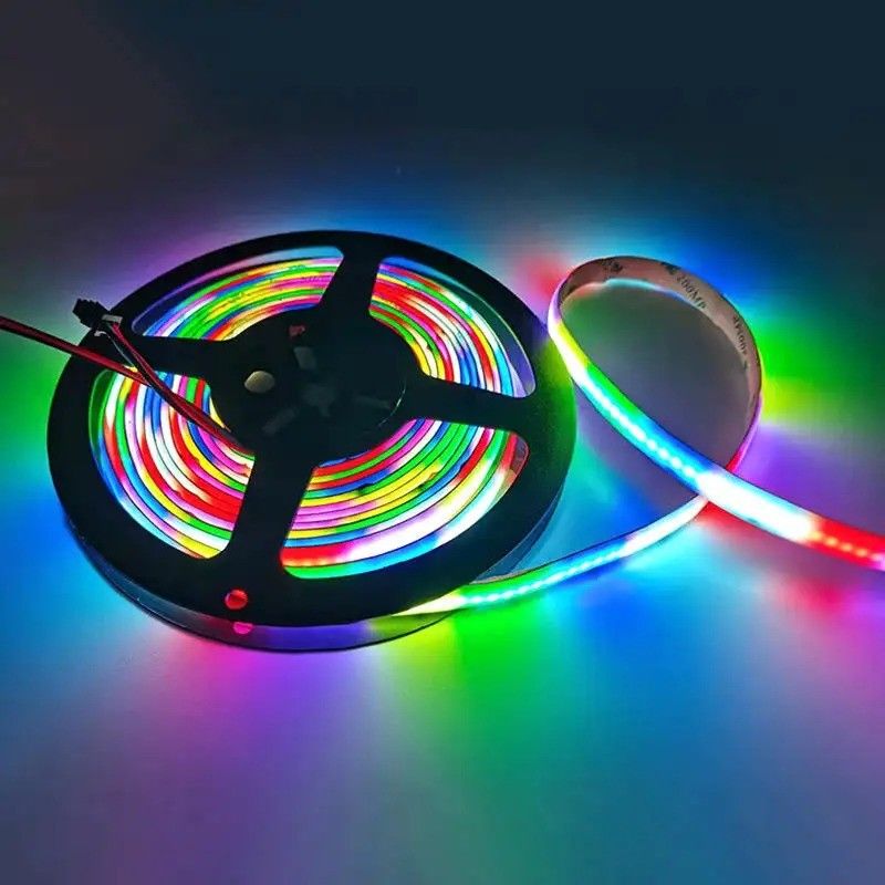 Φωτό Φωτεινή ροή lm 1000 24V 576leds/μέτρο RGB COB LED Soft Light Strip άμεση καλή