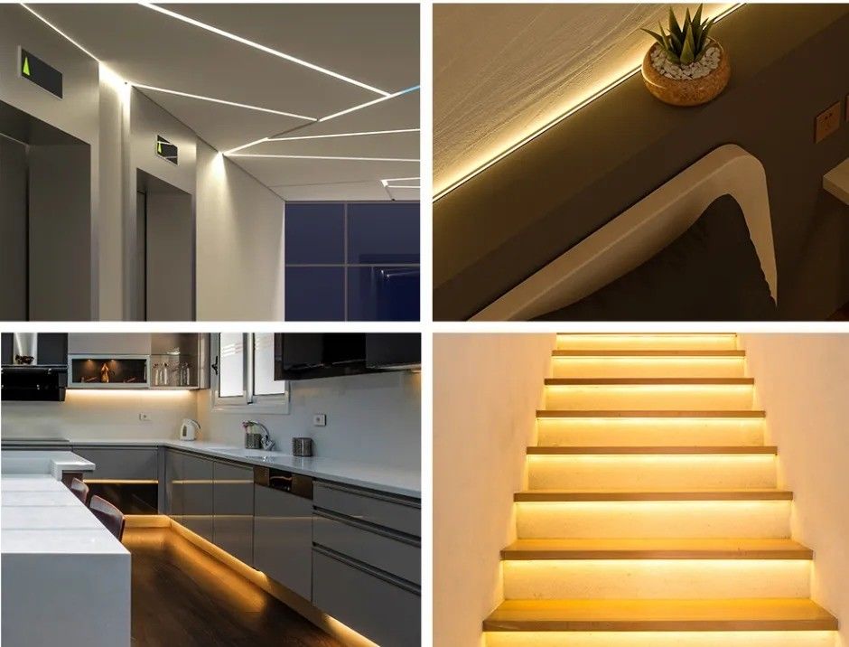 880lm Ra90 Ευέλικτο COB LED Strip Light για υψηλής πυκνότητας 5V 300 LED / m Backlight κουζίνας