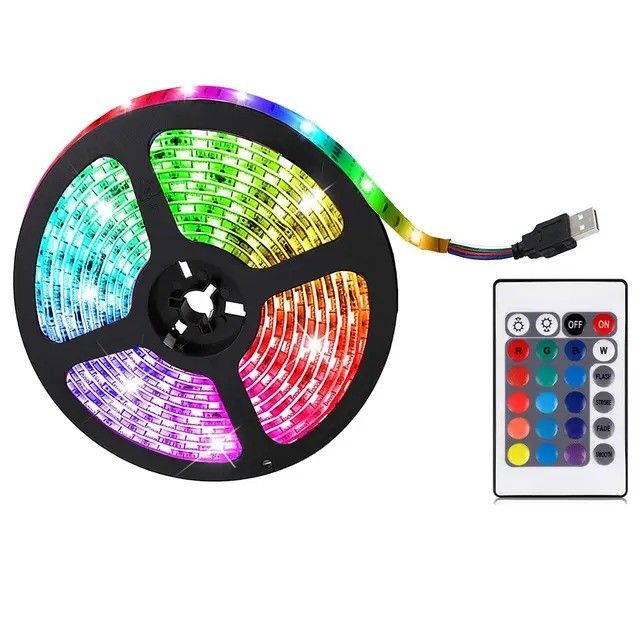 Φωτισμός LED 5050 Smd Rgb Πυροστασία 5m 10m 15m 60d/m Εξωτερική ευέλικτη αποθήκη