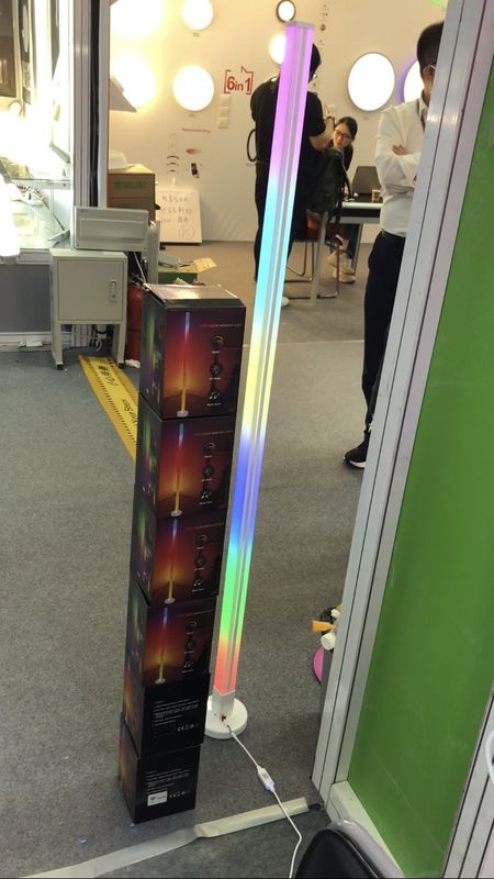 2- RGB IC Smart Corner Light Απομακρυσμένα ελεγχόμενο Tuya Υποστήριξη Google Alexa LED Corner Floor Lamp Για καθιστικό