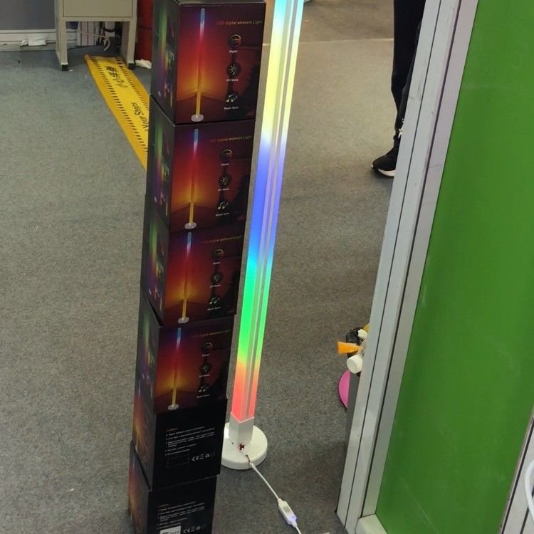 RGB Led Corner Floor Lamp Home.hotel.lighting Διακοσμητική λειτουργία για σύγχρονο καθιστικό