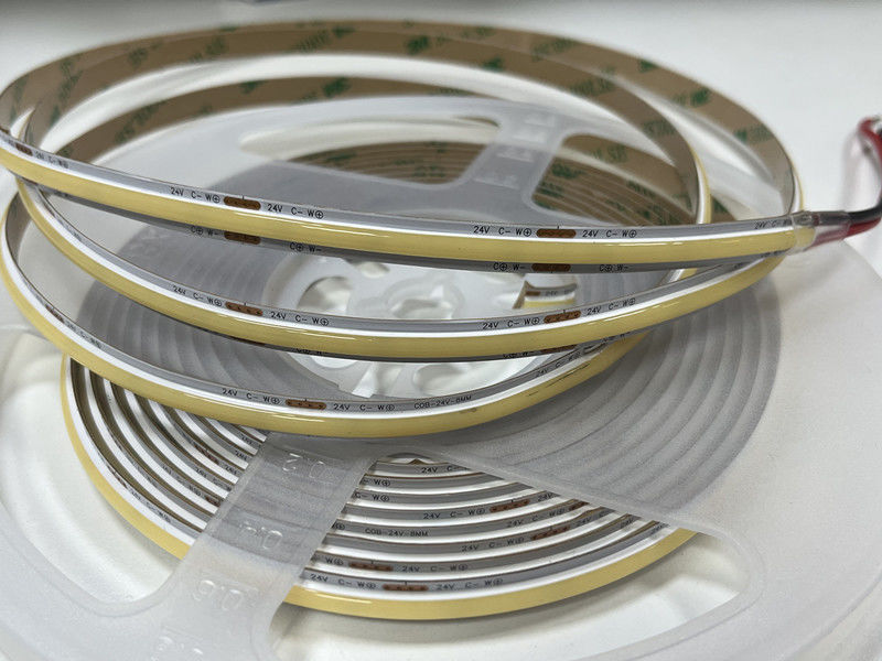 CRI 90 COB LED λωρίδες φωτισμού χαμηλώσιμες θερμό λευκό κρύο λευκό LED φώτα IP20 1000lm