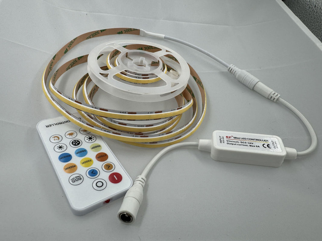 Συσκευή LED DC12V/24V εισερχόμενης τάσης με χαμηλώσιμα φώτα COB και έξυπνο οδηγό