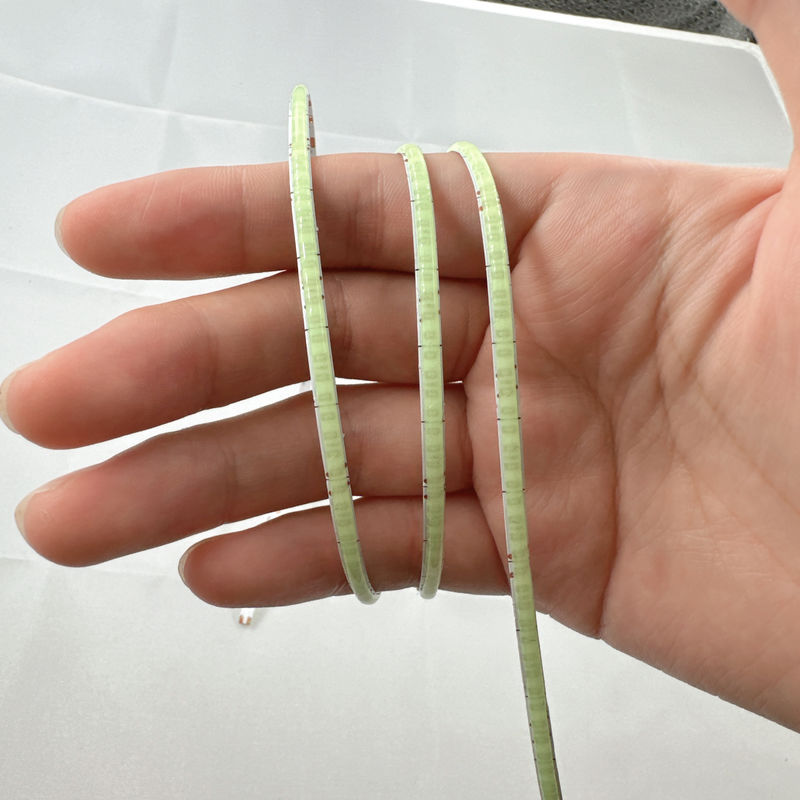 3mm Αδιάβροχο 2700k 6000k 12V 220v 5V Ultra Thin width 400leds COB LED Strip Light με 3