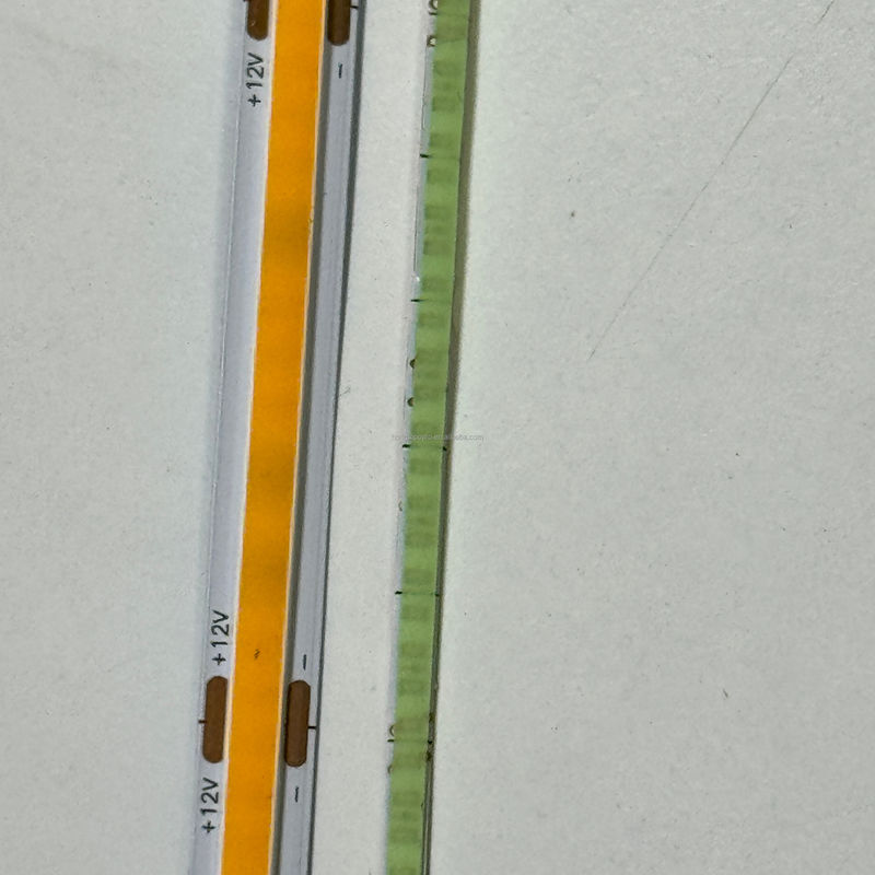 COB LED Strip 12V 1CM Κόψιμο 3MM Ultra Thin Width 5MM 100lm CRI90 3 320LEDs Διπλό PCB