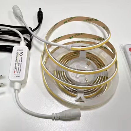 COB LED Strip DC24V CRI90 312LEDs/m IP33 IP40 IP44 με σταθερό πλήρες φωτισμό 10m