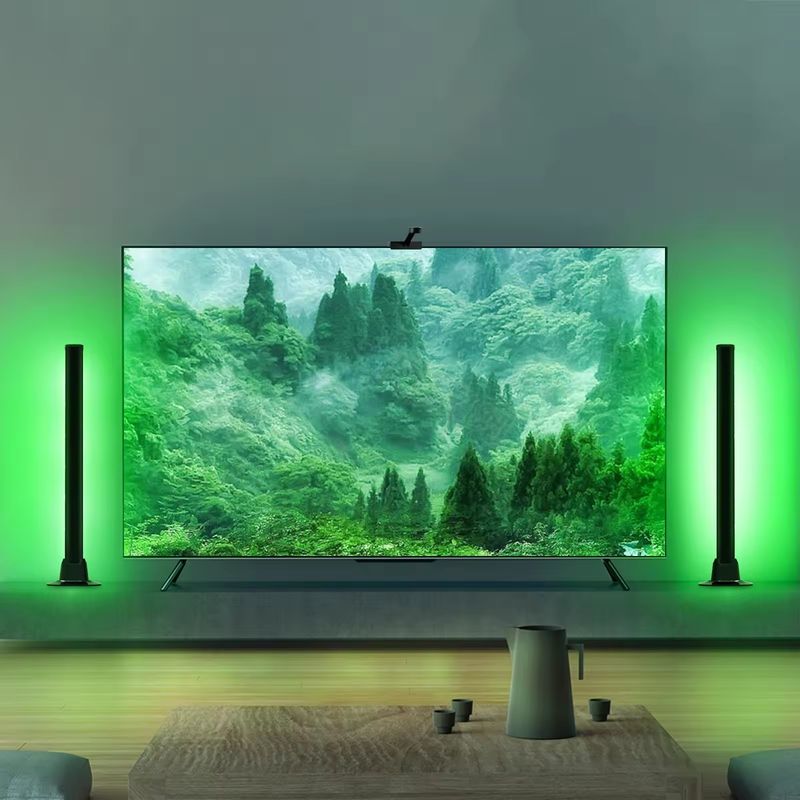 18LEDS αλλαγή χρώματος RGB RGBIC λάμπα δαπέδου για διακόσμηση υπνοδωματίου σε 30cm και 50cm μεγέθη