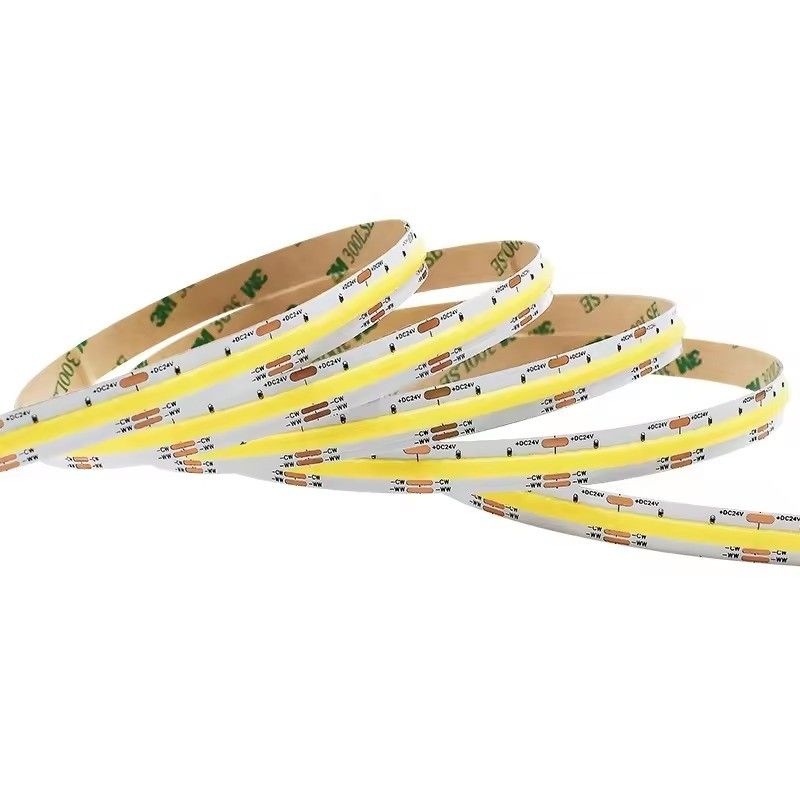 Σχεδιασμός LED Strip Light 560LEDS COB 12V 24V Dimmable CCT RA90 ελεγκτής χωρίς πτώση τάσης