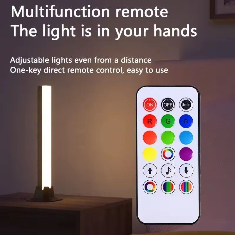 DIY HONGTOP APP Control RGBIC πολύχρωμη λάμπα δαπέδου για διακόσμηση υπνοδωματίου 25cm 30cm 5V