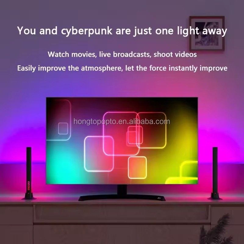 Οικιακή διακοσμητική λάμπα LED 45cm RGBIC έξυπνο φωτισμό για διακοσμητική λειτουργία ξενοδοχείου