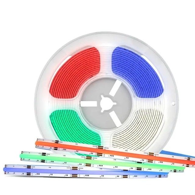 90 Ra CRI COB RGB LED Strip Light Αδιάβροχο 12V 24V για υπηρεσίες λύσεων φωτισμού