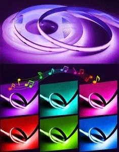 90 Ra CRI COB RGB LED Strip Light Αδιάβροχο 12V 24V για υπηρεσίες λύσεων φωτισμού