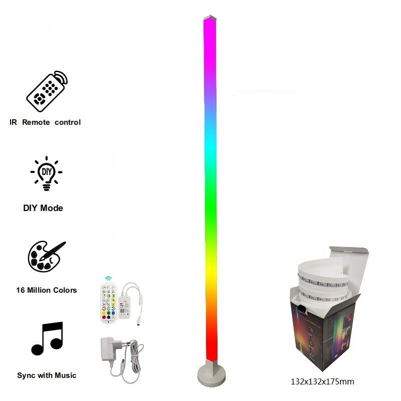 Σύγχρονο σχεδιασμό RGB Πολυχρωματικό σαλόνι Φως Στάβλος Φωτός Υπογείου Αδαπτήρας Φωτός Μόνο USB Plug
