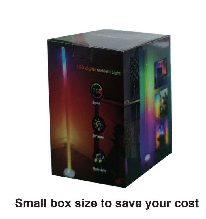 Σύγχρονο σχεδιασμό RGB Πολυχρωματικό σαλόνι Φως Στάβλος Φωτός Υπογείου Αδαπτήρας Φωτός Μόνο USB Plug